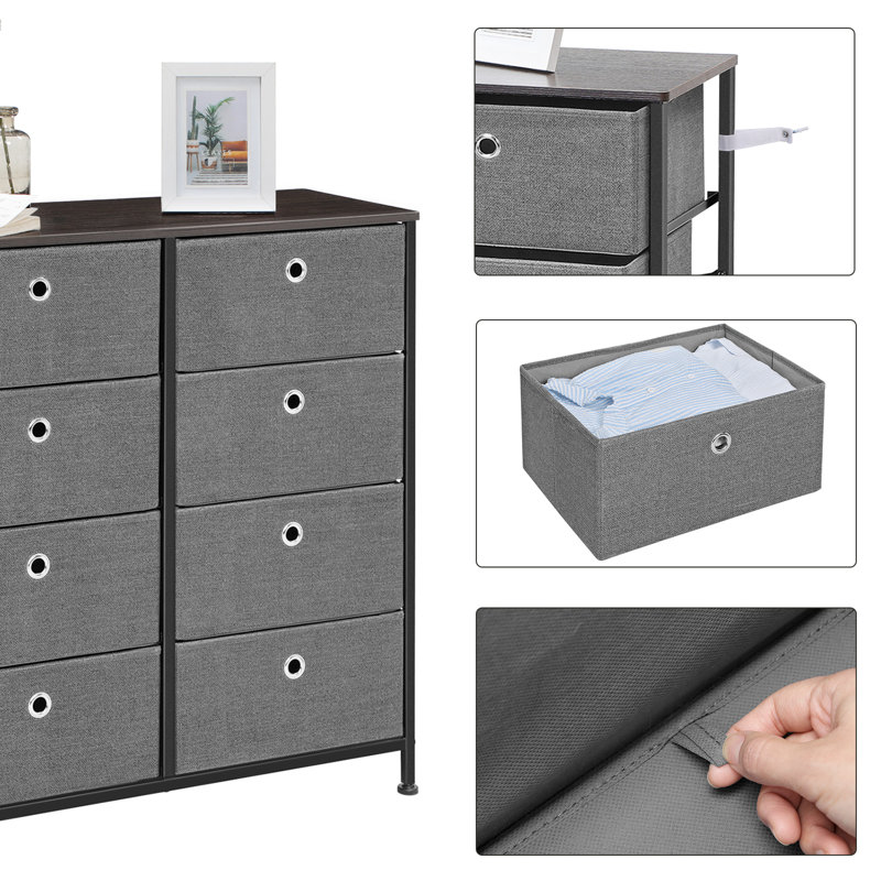 Rebrilliant Gehl 8 Drawer Dresser & Reviews Wayfair